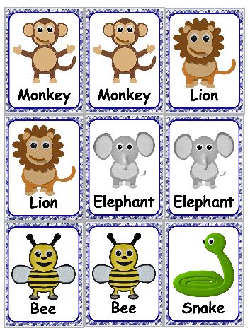 Sight word playing cards