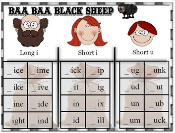 Baa Baa Black Sheep game