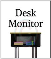 Classroom job desk monitor