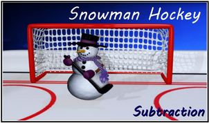 Snowman Hocky File-folder game