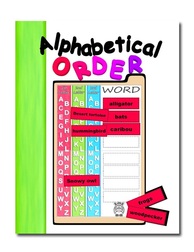 Alphabetical Order File Folder Game